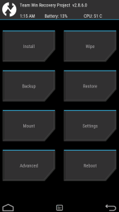 TWRP recovery 