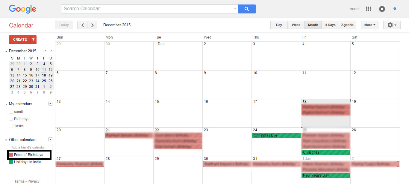 How to sync Facebook birthdays with Google calendar