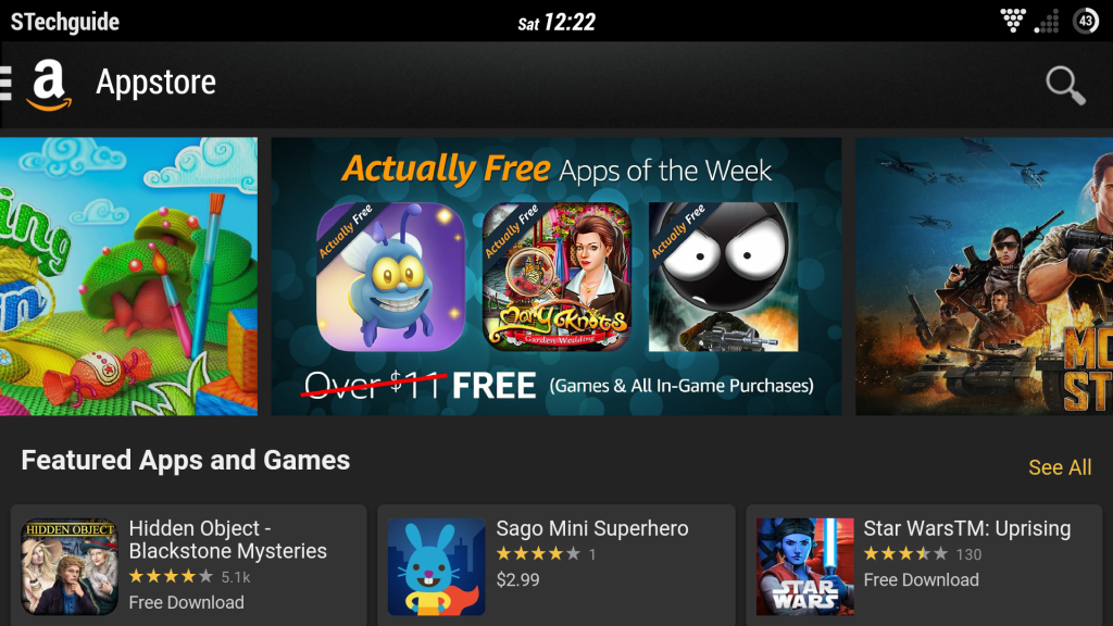 Amazon app store for android