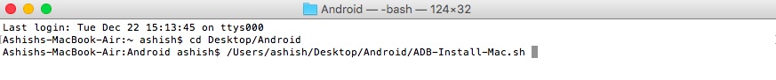 adb and fastboot mac