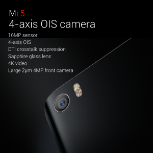 Mi5 with 4-axis OIS camera