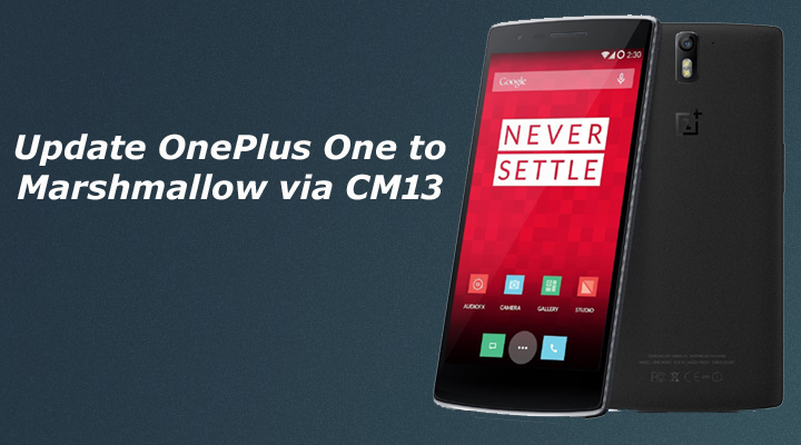 Update OnePlus One to Marshmallow