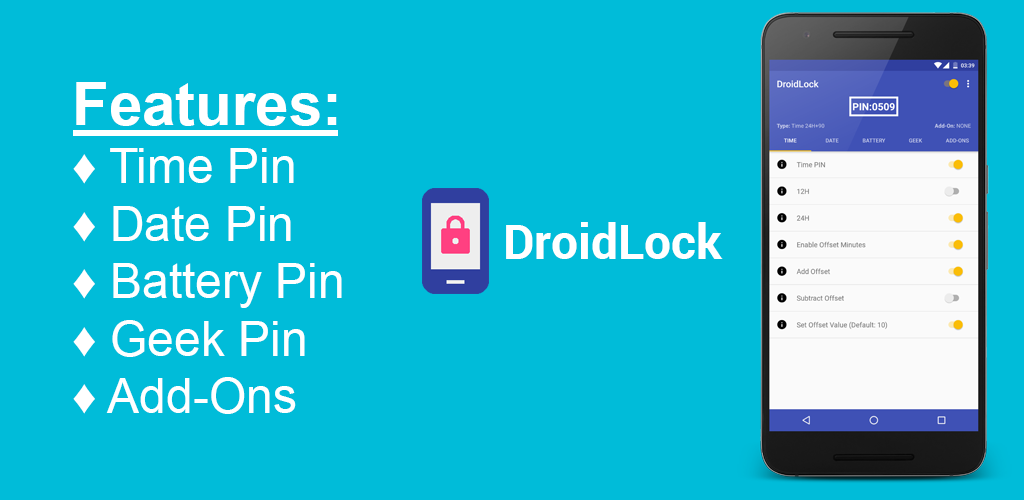 Download DroidLock Lockscreen