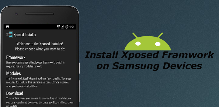Xposed for Samsung Devices