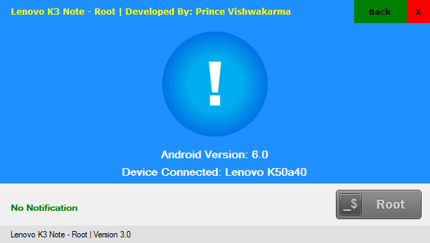 Root Lenovo K3 Note on Marshmallow with K3 Note Manager