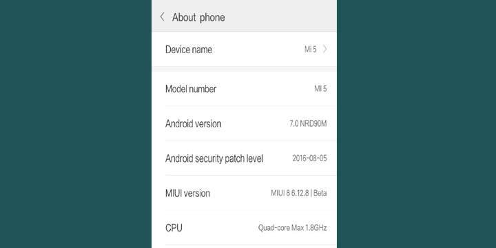 mi5 nougat