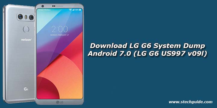 Download LG G6 System Dump