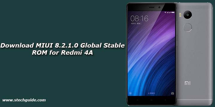 Download MIUI 8.2.1.0 Global Stable ROM for Redmi 4A