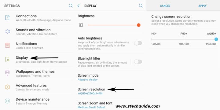 How to Change Display Resolution on Samsung Galaxy S8