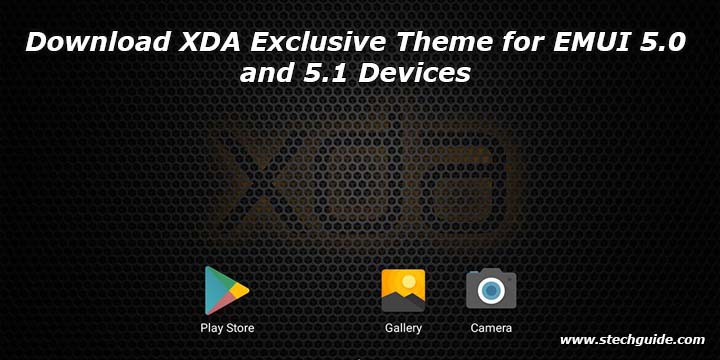 Download XDA Exclusive Theme for EMUI 5.0 and 5.1 Devices