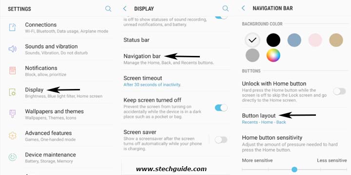 Swap Galaxy S8 Buttons