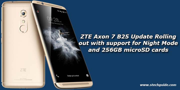 ZTE Axon 7 B25 Update
