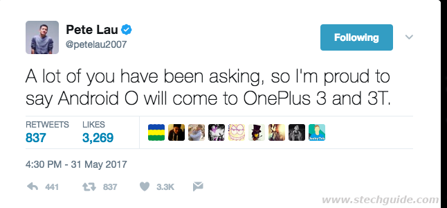 Android O update for OnePlus 3 and OnePlus 3T