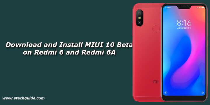 how to install miui 12 redmi 6a