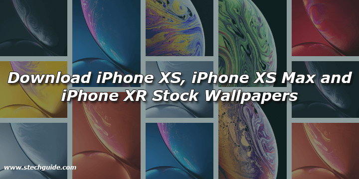 Download iPhone XS, iPhone XS Max and iPhone XR Stock Wallpapers
