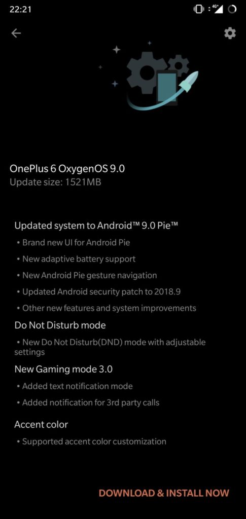 OxygenOS 9.0