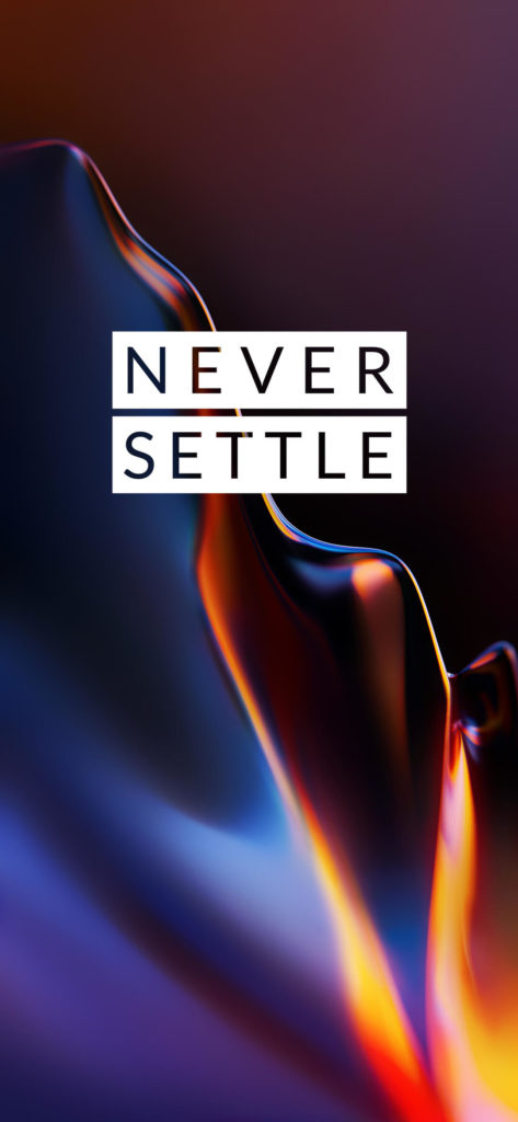 OnePlus 6T Never Settle wallpapers