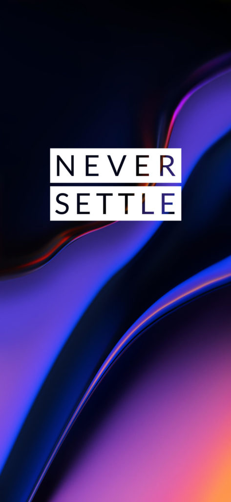 OnePlus 6T Never Settle wallpapers