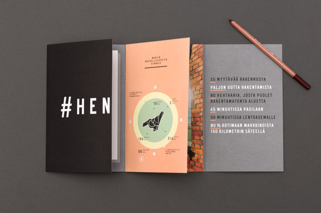 Hennala creative branding brochure