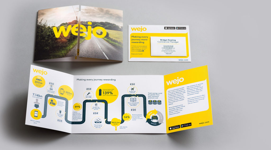 Wejo conference event brochure