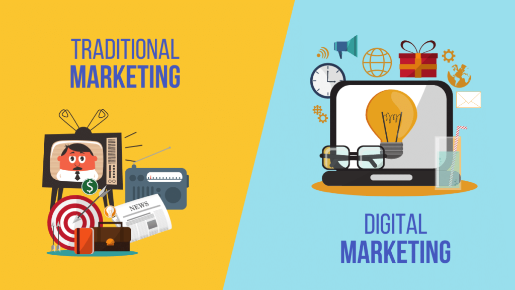 Digital and traditional marketing