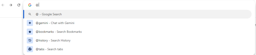 Access Gemini From the Chrome Address Bar