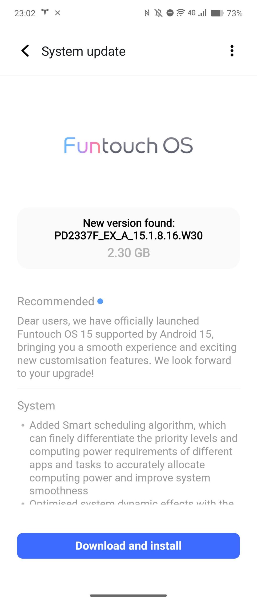Android 15 for Vivo X Fold 3 Pro