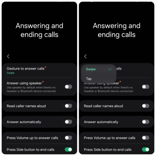 Enable Tap to Answer Calls on Samsung Galaxy Phones