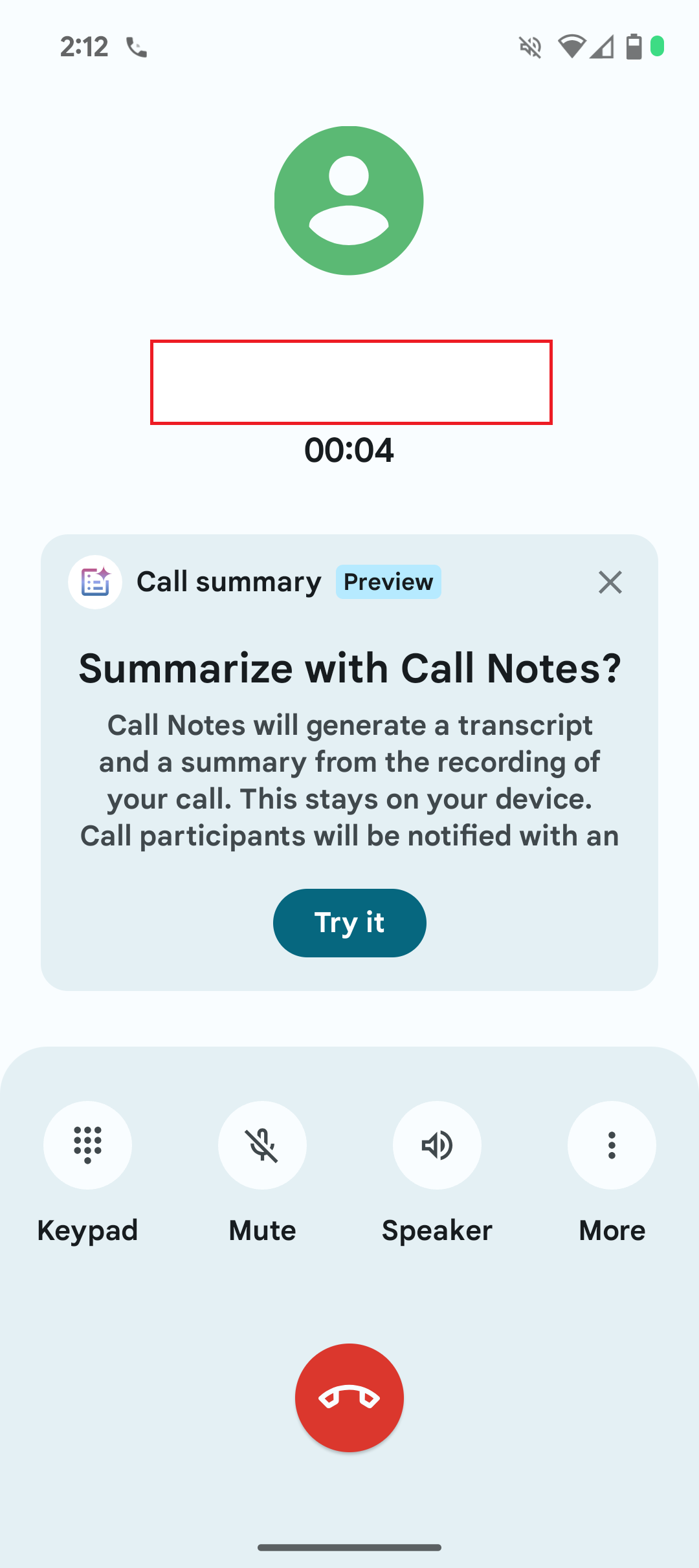 Enable call notes
