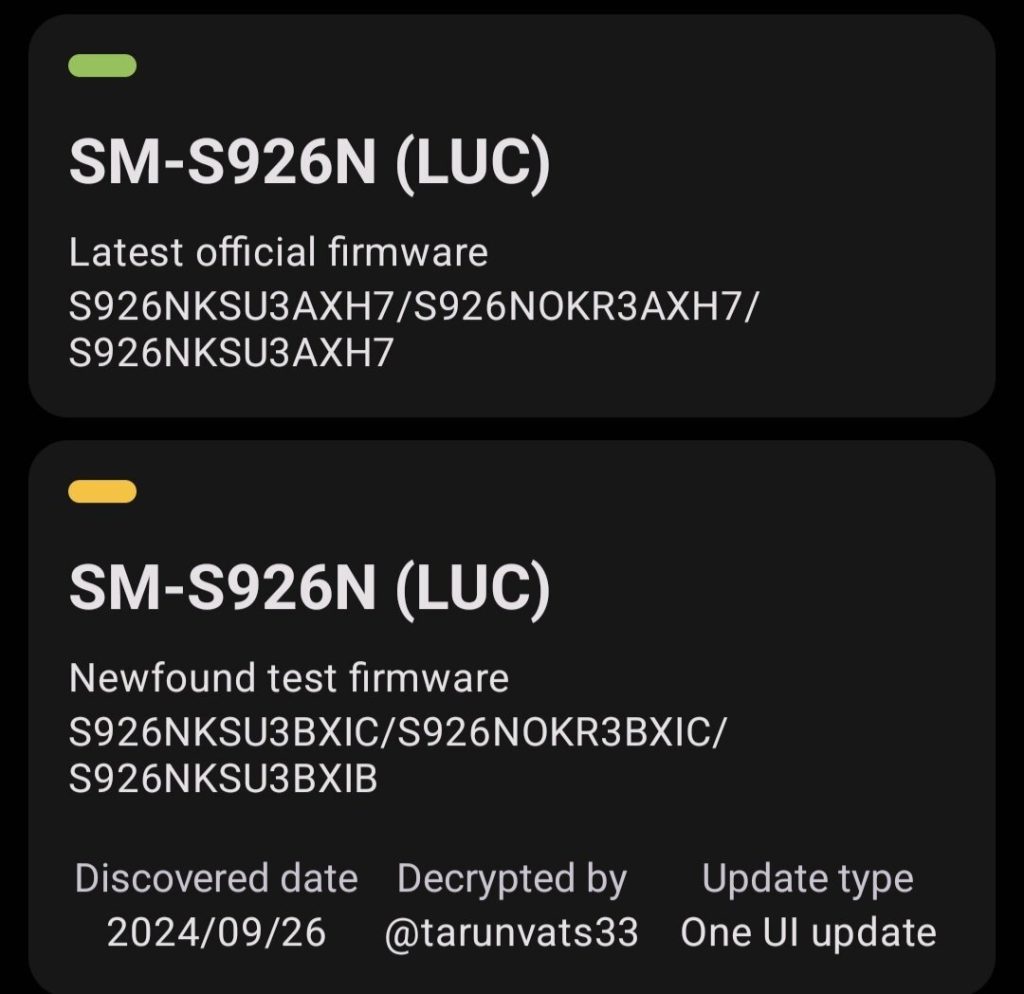 Galaxy S24 One UI 7 Beta Internal Testing