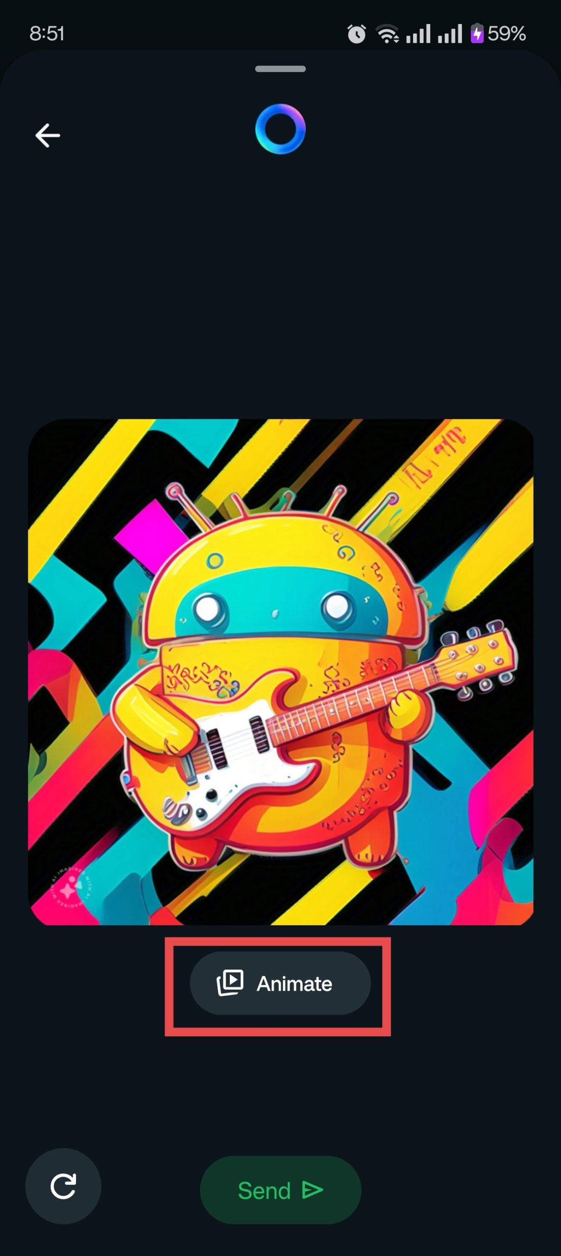 Generate an AI Image in WhatsApp