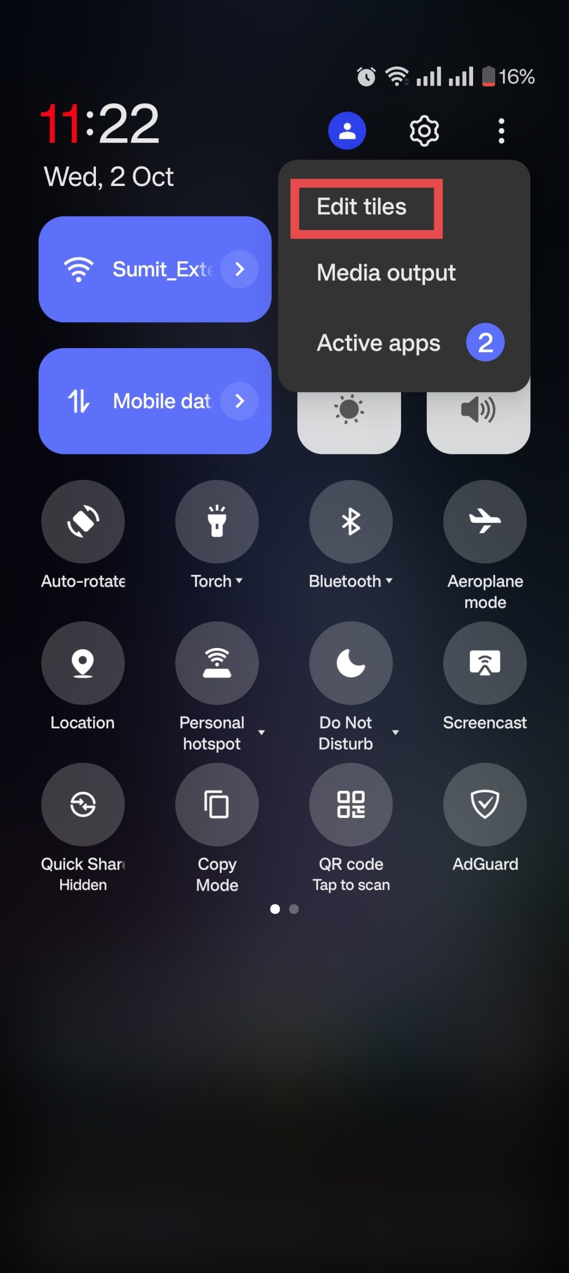 Add a ChatGPT Quick Settings Tile  