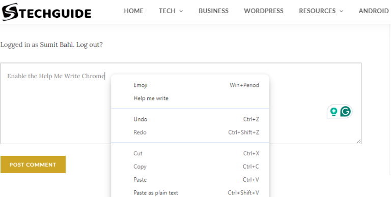 How to Enable the Help Me Write Feature in Google Chrome