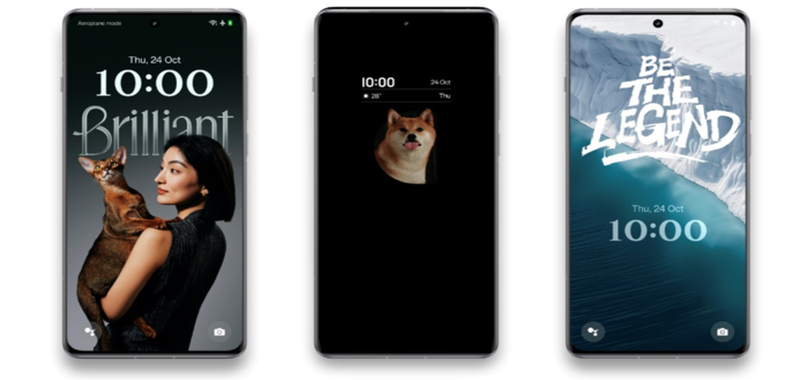 OxygenOS 15 Shimmering Effects