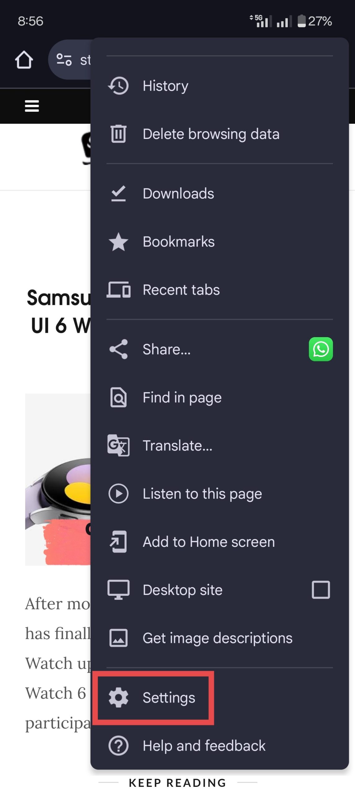 Move the Address Bar to the Bottom