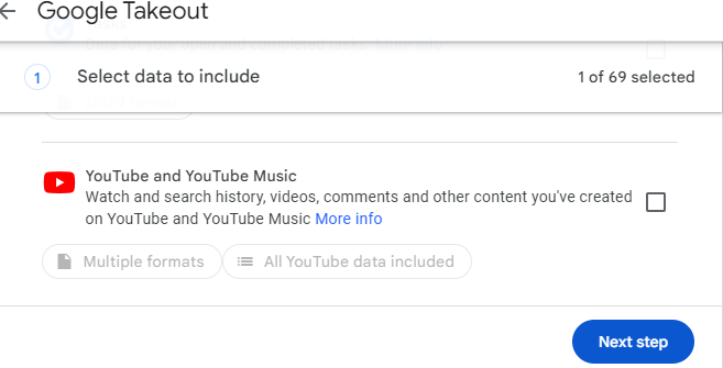 Google Takeout