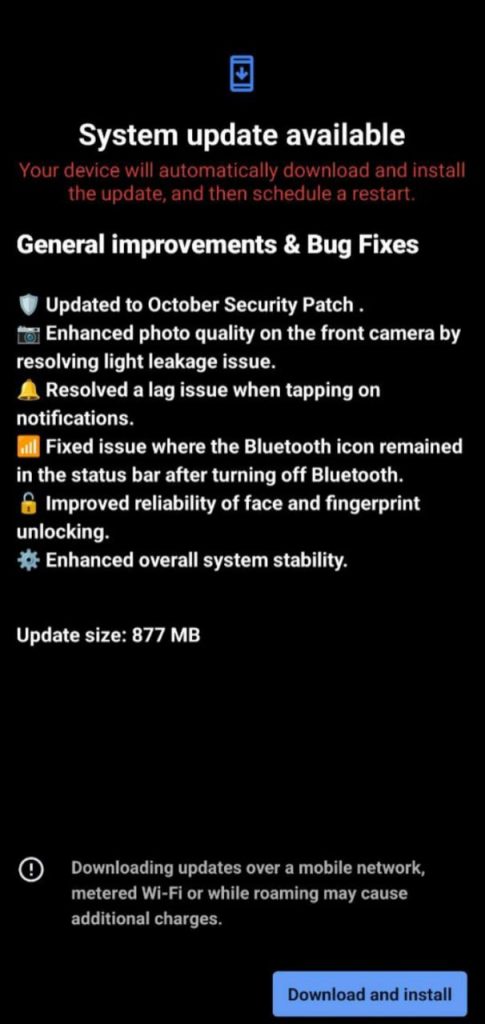 CMF Phone 1 October Update