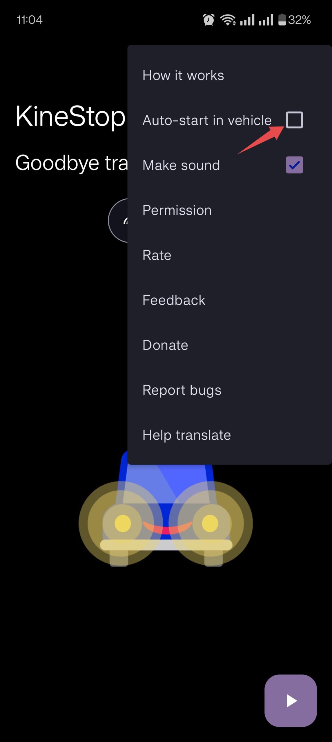 Get iPhone Vehicle Motion Cues on Android Phones