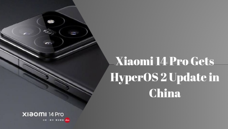 HyperOS 2 update for Xiaomi 14 Pro
