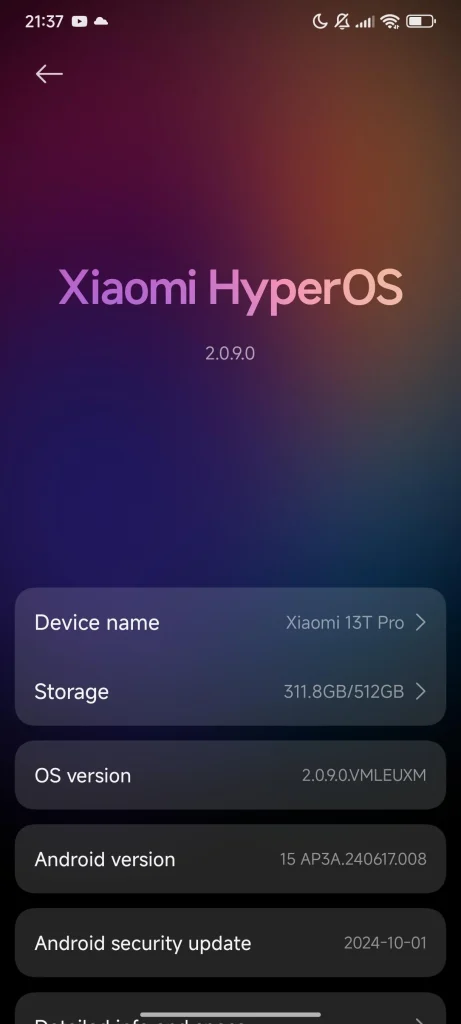 Download HyperOS 2.0 Stable ROM Xiaomi 13T Pro
