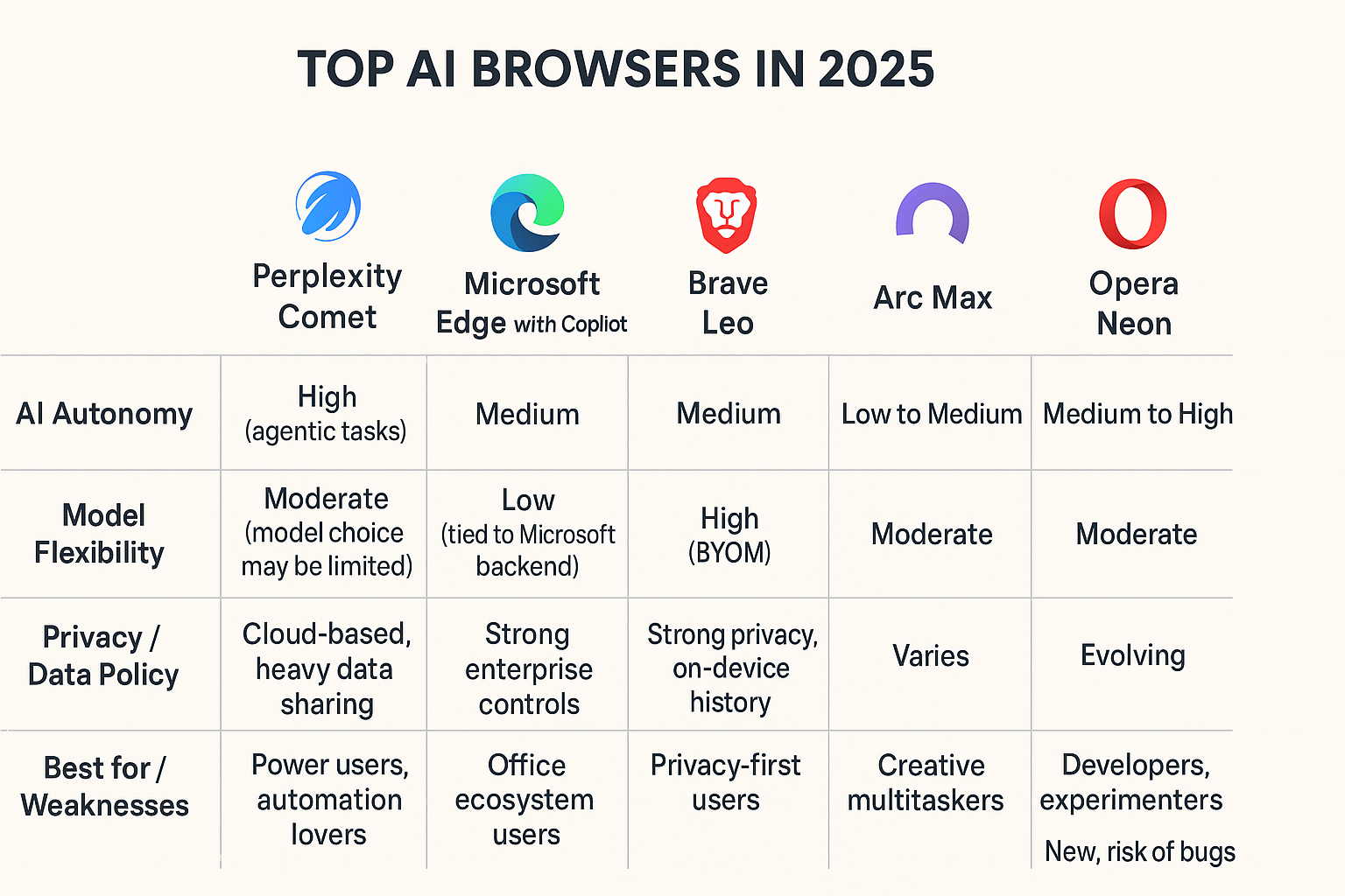 Best AI Browsers in 2025