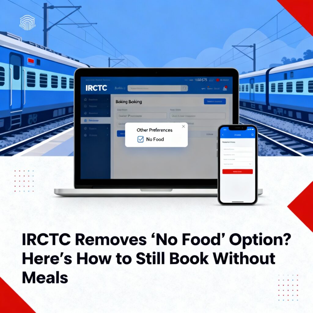 IRCTC no food option