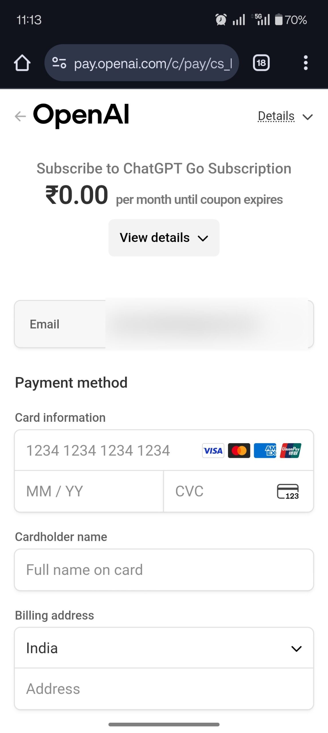 Get ChatGPT Go Free for One Year