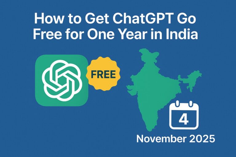 Get ChatGPT Go Free for One Year